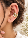Crystal Mesh Ear Cuff
