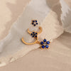Blue Aura Earrings Set