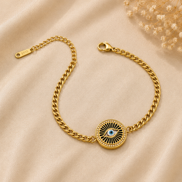 Evil Eye Pendant Bracelet