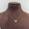 Gilded Ribbon Necklace