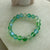 Aurora-like glow beads bracelet