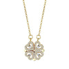 Two in one Heart Clover Necklace