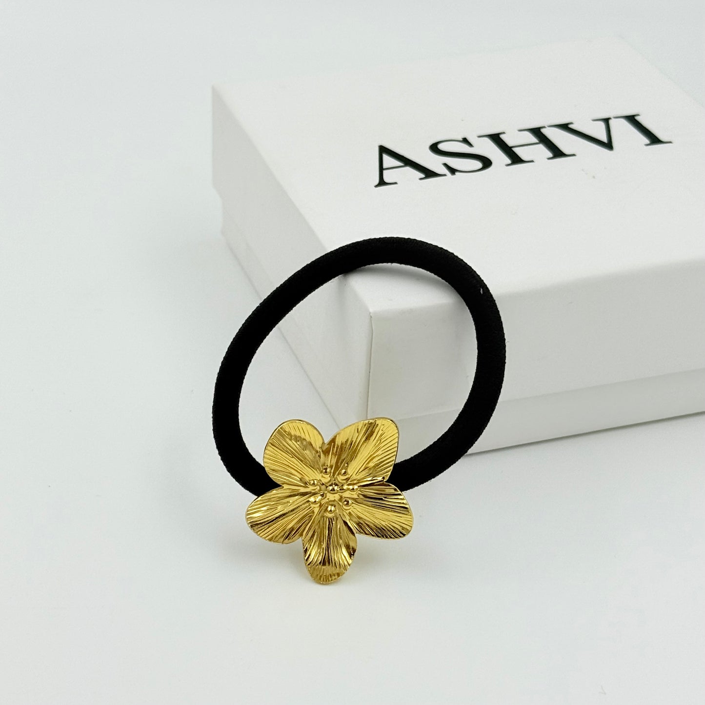 Bling Flower Hair Tie