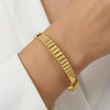 Gold Plated Line Kada