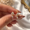 Trea Drop ball back Earrings