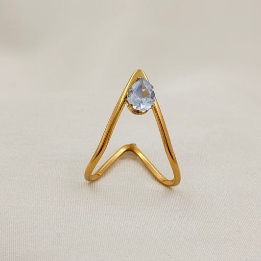 V Diamond Ring