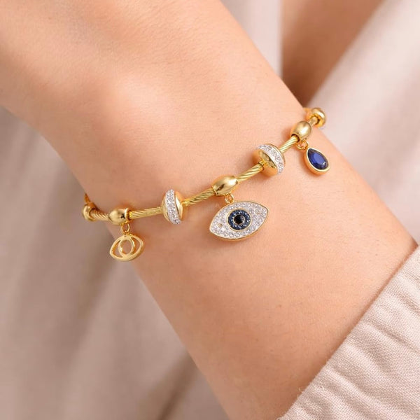 Dangling Evil Eye Kada