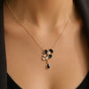 Flower Dangle Necklace