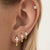 Minimal Luxe Floral Earring Set