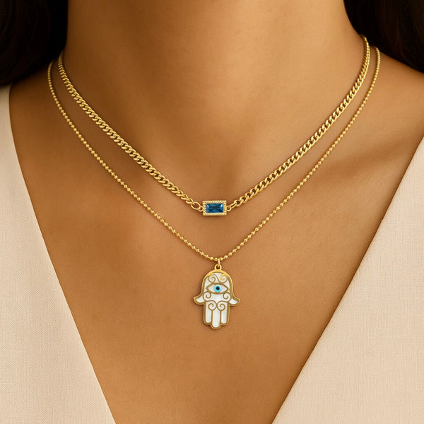 Hamsa LayerNecklace