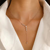 Dangling Crystal Star Necklace