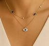 Evil eye double layer Necklace