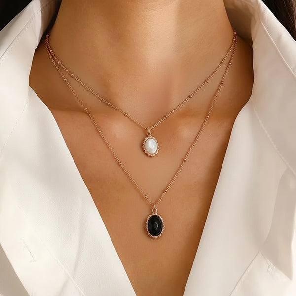 Oval Charm Necklace