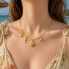 Shell fish Beach Charm Necklace