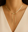 Hanging Bow Necklace