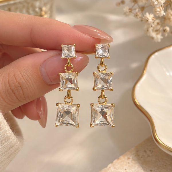 Crystal Dangler Earrings