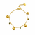 Golden Shell Charm Bracelet