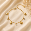 Golden Shell Charm Bracelet