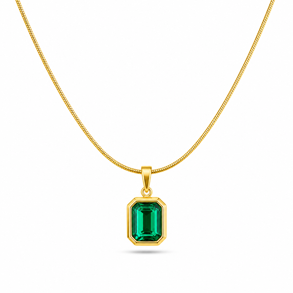 Green Charm Necklace