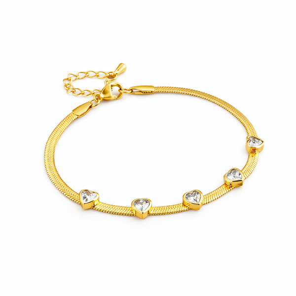 Heart Diamond Bracelet