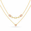 Heart Square LayerNecklace