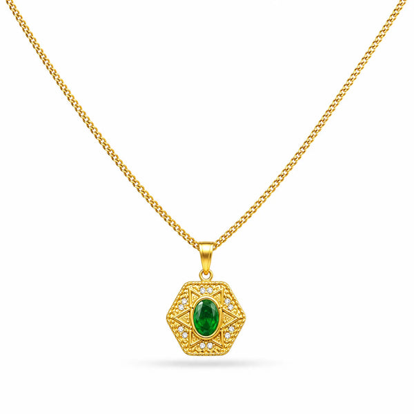 Hexa Star Pendant Necklace