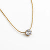 Round Solitaire Necklace