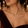 Heart Drop Tanmaniya Necklace
