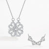 Two in one Heart Clover Necklace