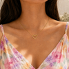 Hollow Heart Pendant Necklace