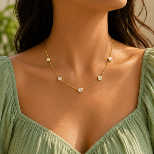 Hexagonal Tanmaniya Necklace