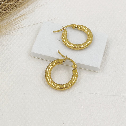 Croissant small hoops Earrings