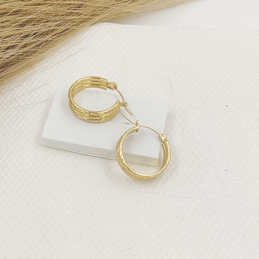 Small Gold Hoops Earrings