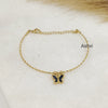 Butterfly Wire Charm Bracelet