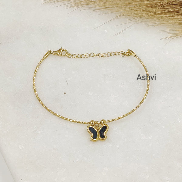 Butterfly Wire Charm Bracelet
