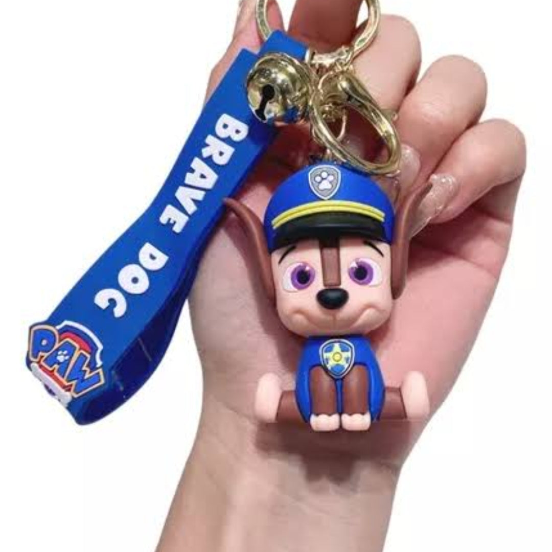 Brave Dog 3D keychain