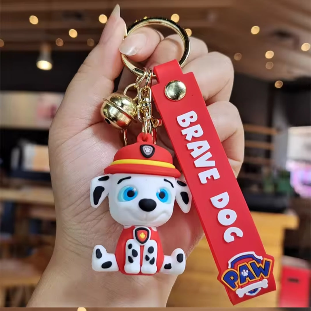 Brave Dog 3D keychain