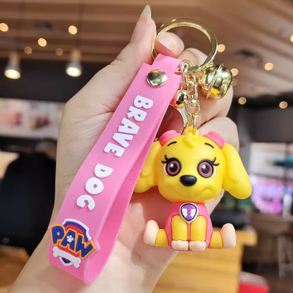 Brave Dog 3D keychain