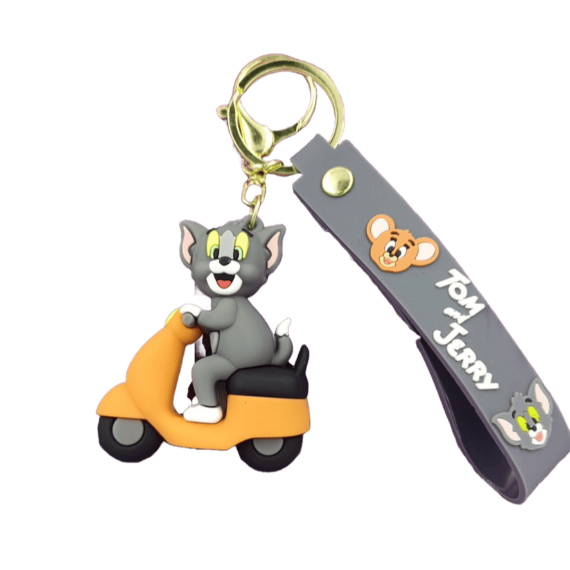 Tom On Scooter 3d keychain