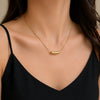 Curved Bar Necklace