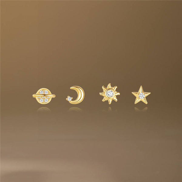 Astro Spark Stud Mismatch Earrings