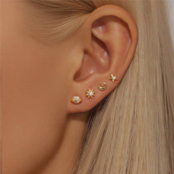 Astro Spark Stud Mismatch Earrings