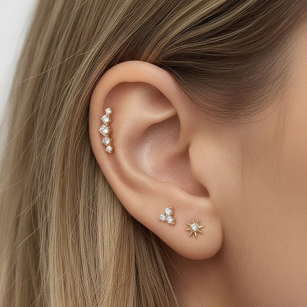 Ethereal Shine Earring Set
