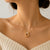 Pearl Golden U Necklace