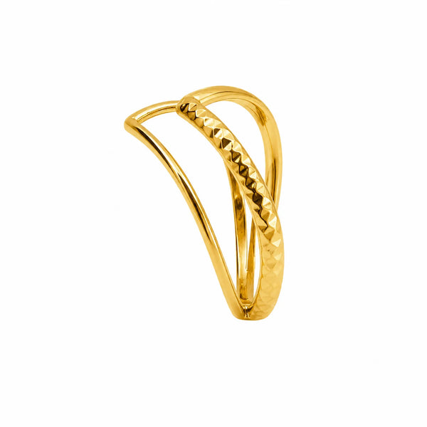 Chevron Stack Ring