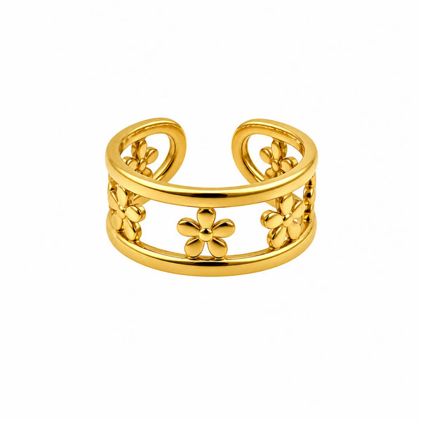Daisy Charm Ring
