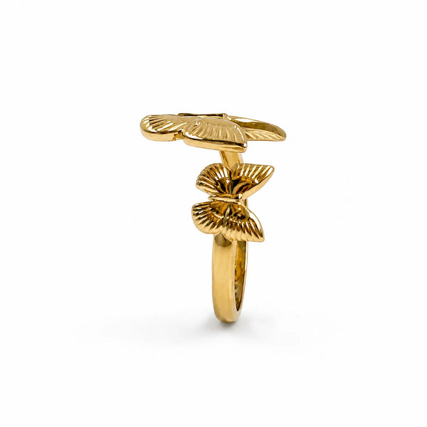 Double Butterfly Ring