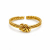 Double Twist Knot Ring