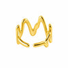 Zigzag Wave Ring