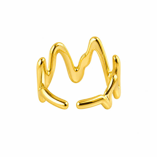 Zigzag Wave Ring